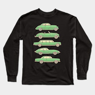 Green Classic Cars Long Sleeve T-Shirt